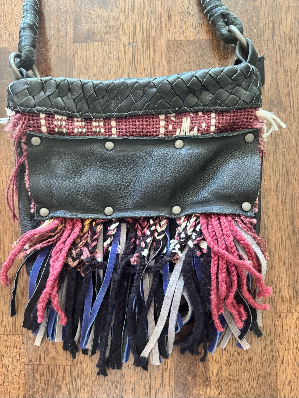 Free people small crossbody fringe bag boho used DREAM CHASER